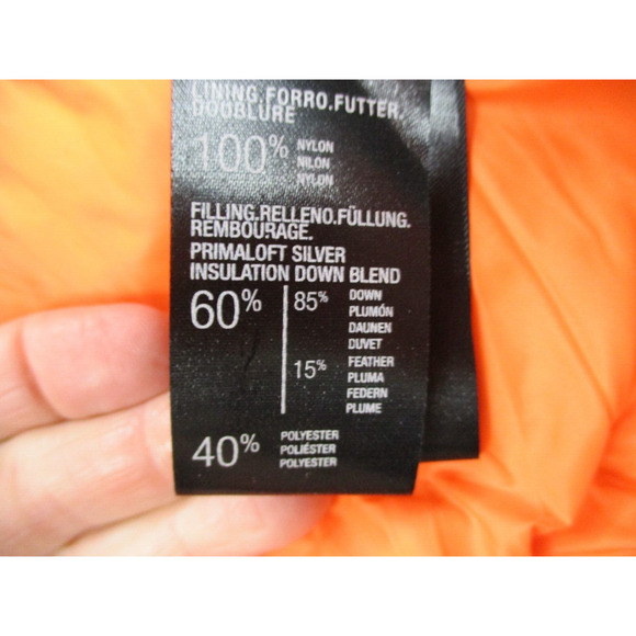 ECOALF Cardiff Vest Jacket Puffer Down Fill Primaloft Full Zip Tartan Plaid Logo - Picture 16 of 16